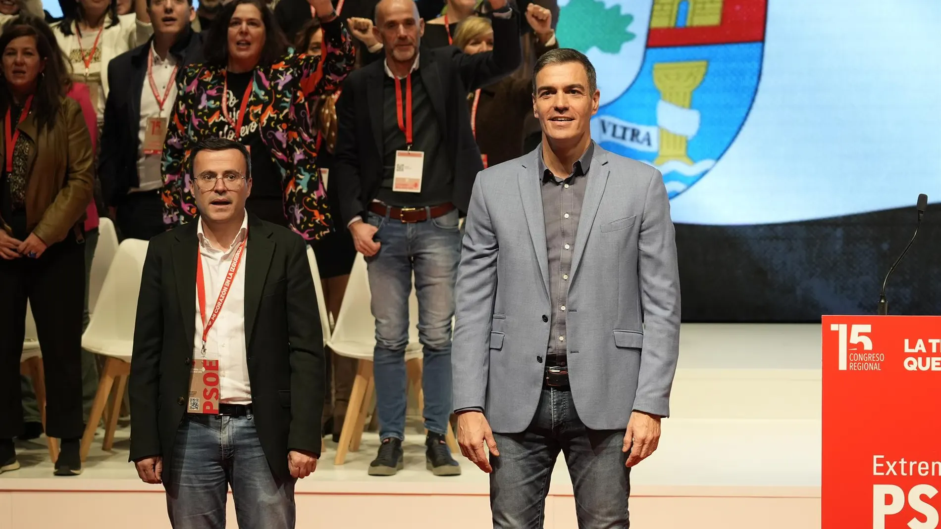 El PSOE de Extremadura aplaza el acto electoral de Pedro Sánchez y Gallardo esta tarde en Mérida a causa del temporal