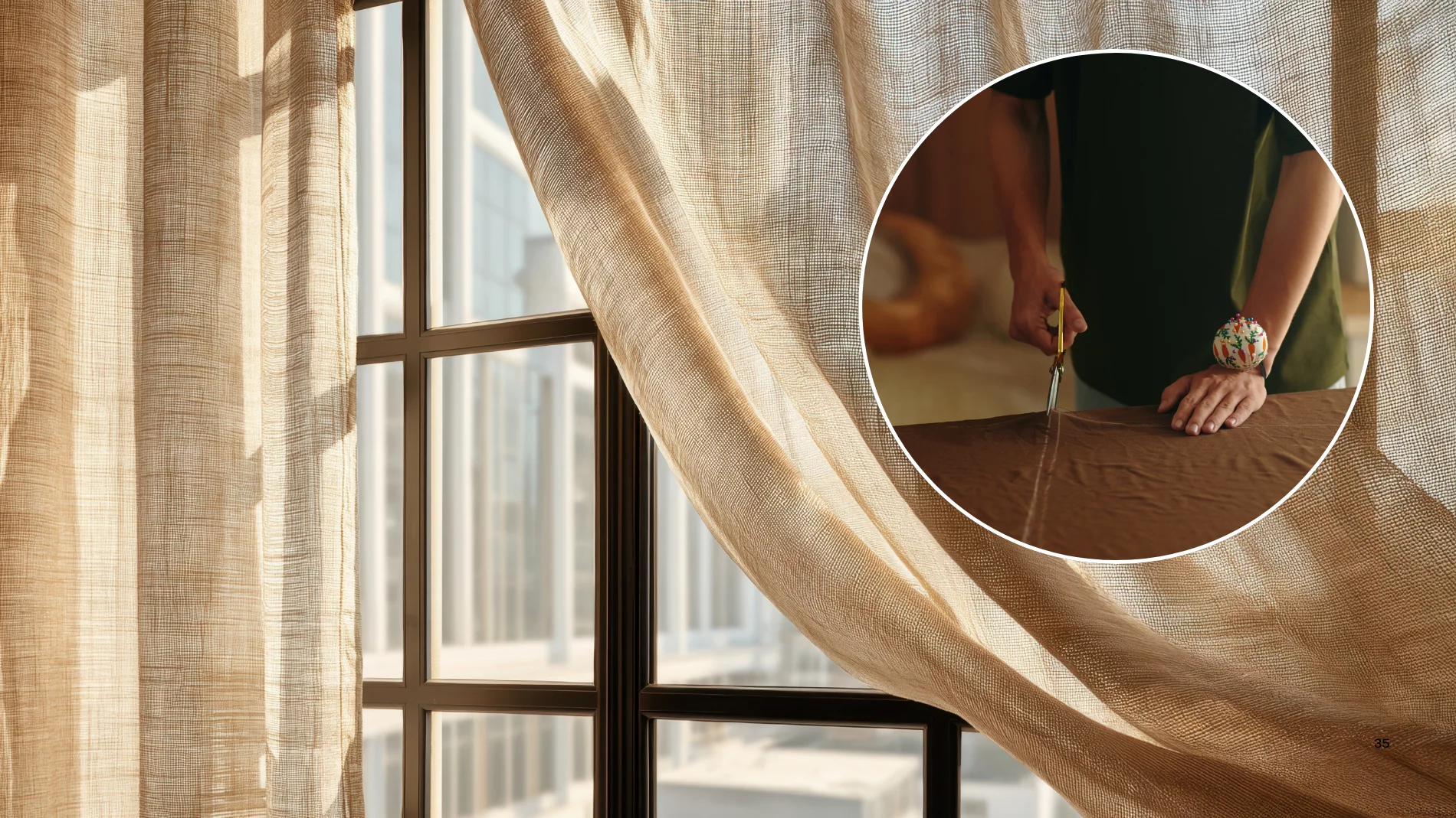 No las tires: reciclar las cortinas que ya no usas está de moda y puede ser una gran opción para decorar