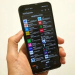 La app TDT Channels en un m&oacute;vil Android