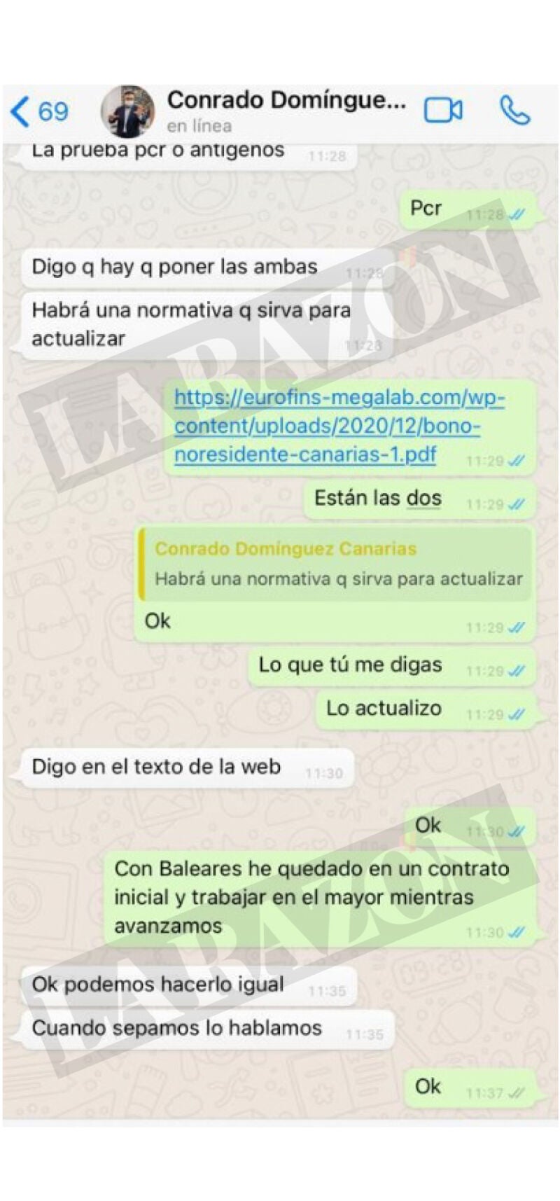 Mensaje Conrado Domínguez