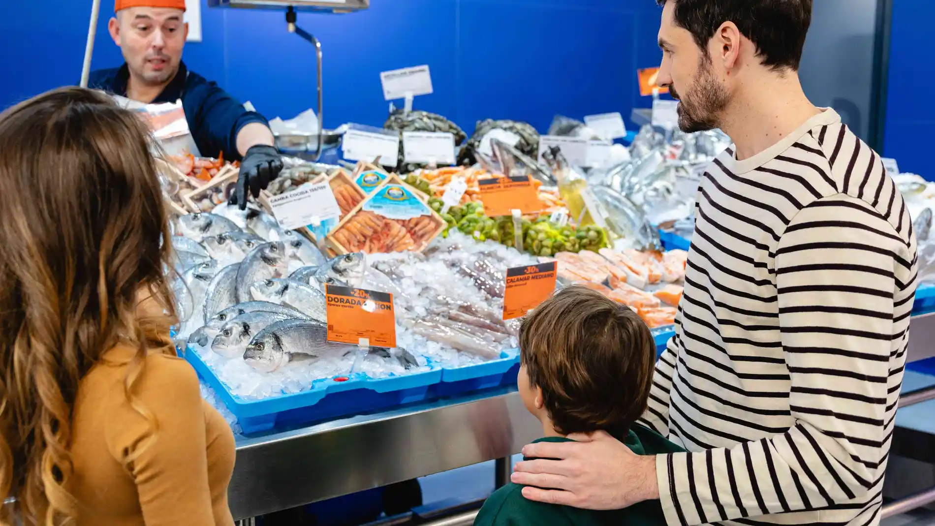 El pescado y el marisco son muy demandados