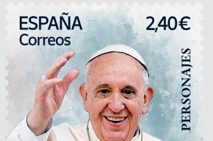Correos dedica un sello al Papa Francisco con una tirada de 90.000 unidades Correos dedica un sello al Papa Francisco con una tirada de 90.000 unidades
