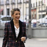 La vicepresidenta segunda del Gobierno y ministra de Trabajo y Seguridad Social, Yolanda Díaz, comparece en la Comisión de Trabajo