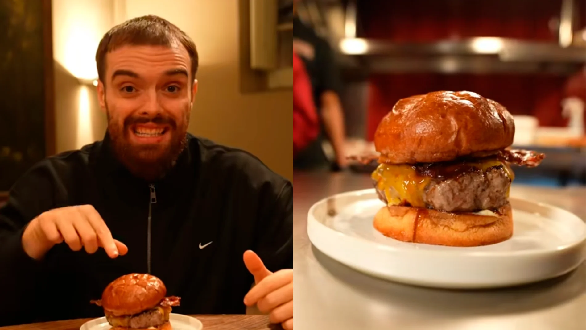Ibai prueba la mejor hamburguesa del mundo, que está en España: “Le doy un 10 de 10, no tengo palabras”