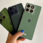 El nuevo motorola edge 70 en sus tres tonalidades disponibles