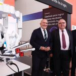 Alejandro Vázquez junto a Jesús Julio Carnero en la cita que se celebra en Valladolid