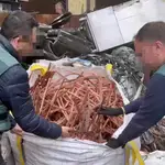 MURCIA.-Sucesos.- Detenidas 18 personas por robar 12 toneladas de cobre con valor de 1,7 millones por toda España