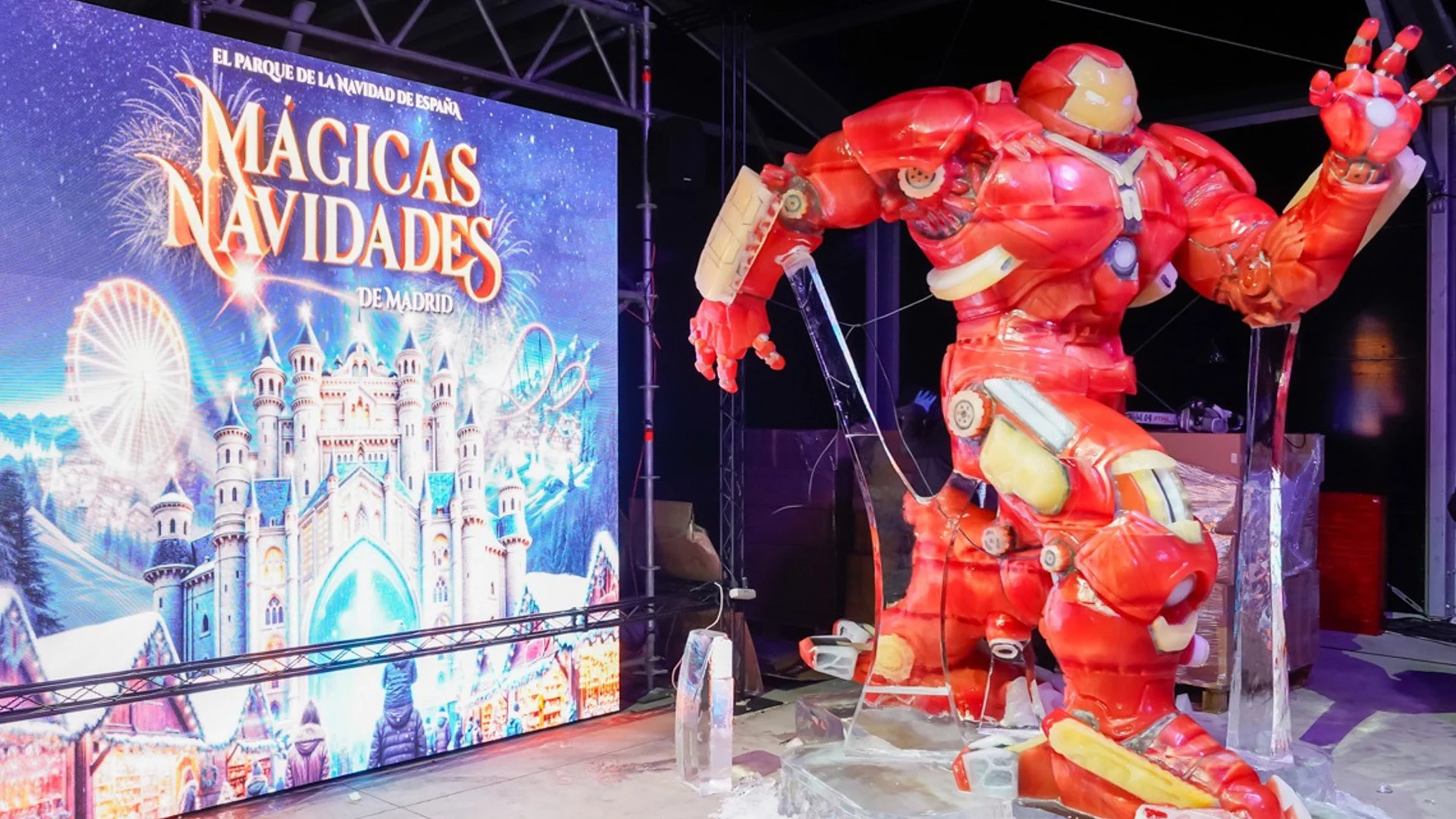 MADRID.-Torrejón.- 'Héroes y Villanos', temática para la exposición de figuras de hielo de la cuarta edición de 'Ice Festival'