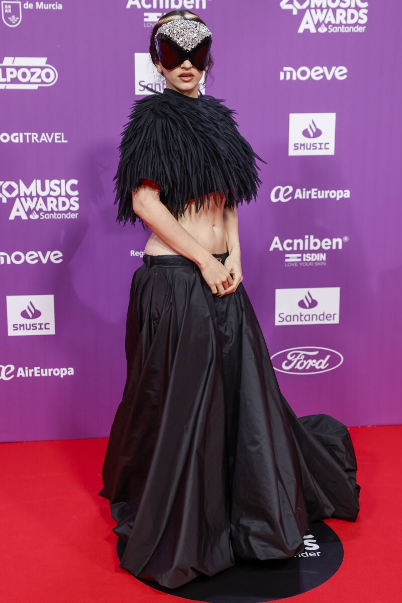 Rosalía en Los 40 Music Awards 2025 en Valencia