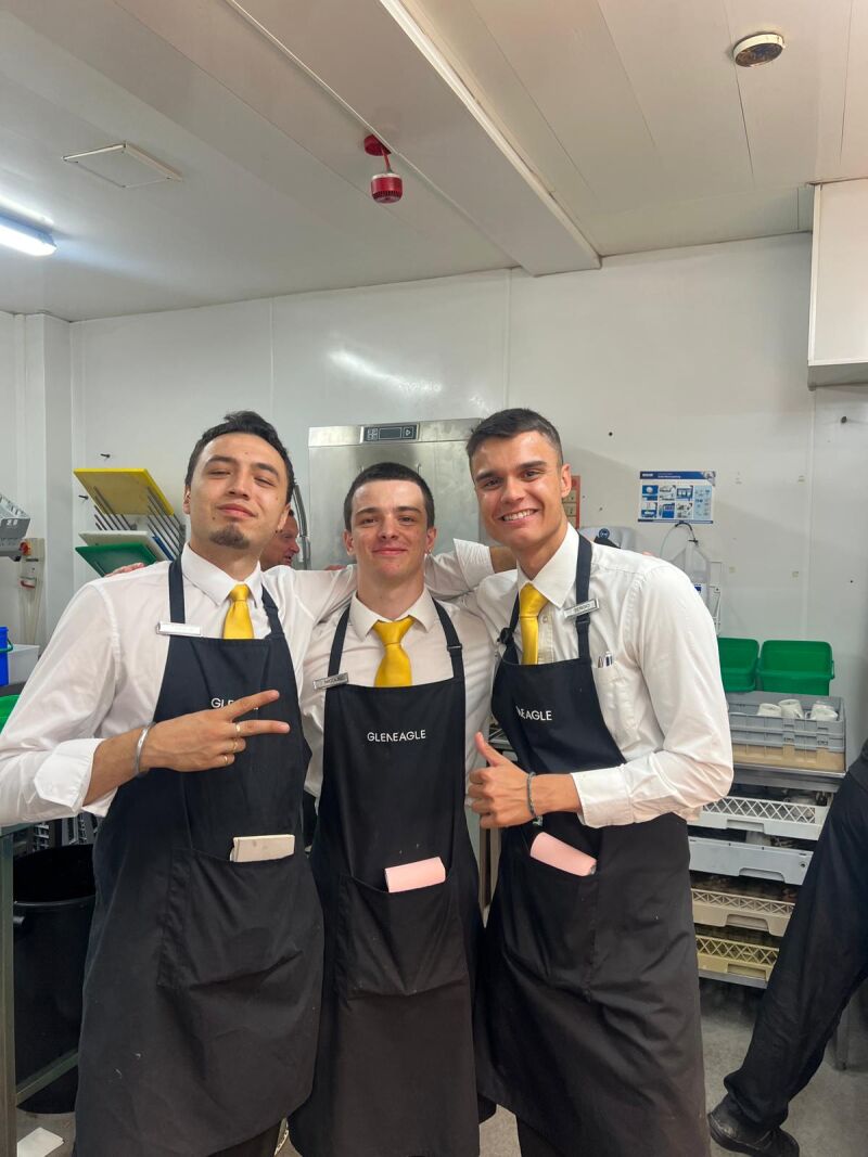 Sergio Suela en su actual trabajo en Irlanda