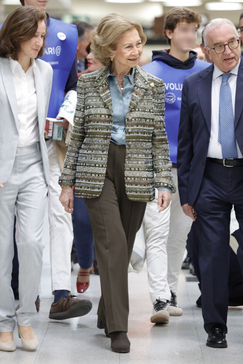 El look de Doña Sofía.