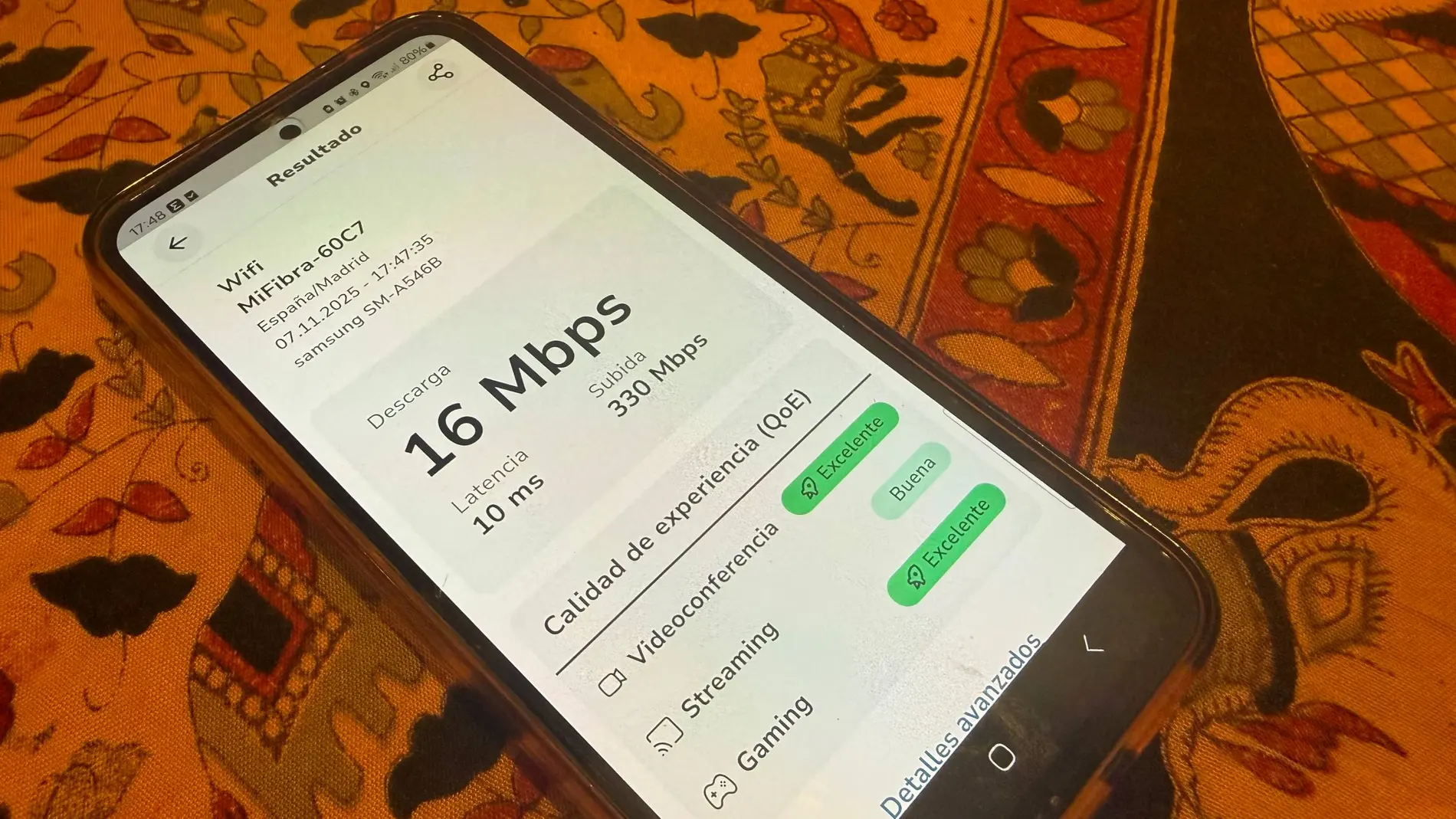 Comprueba la velocidad y estabilidad de tu conexión