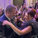 David Harbour y Milly Bobby Brown durante la premiere de 'Stranger Things 5'