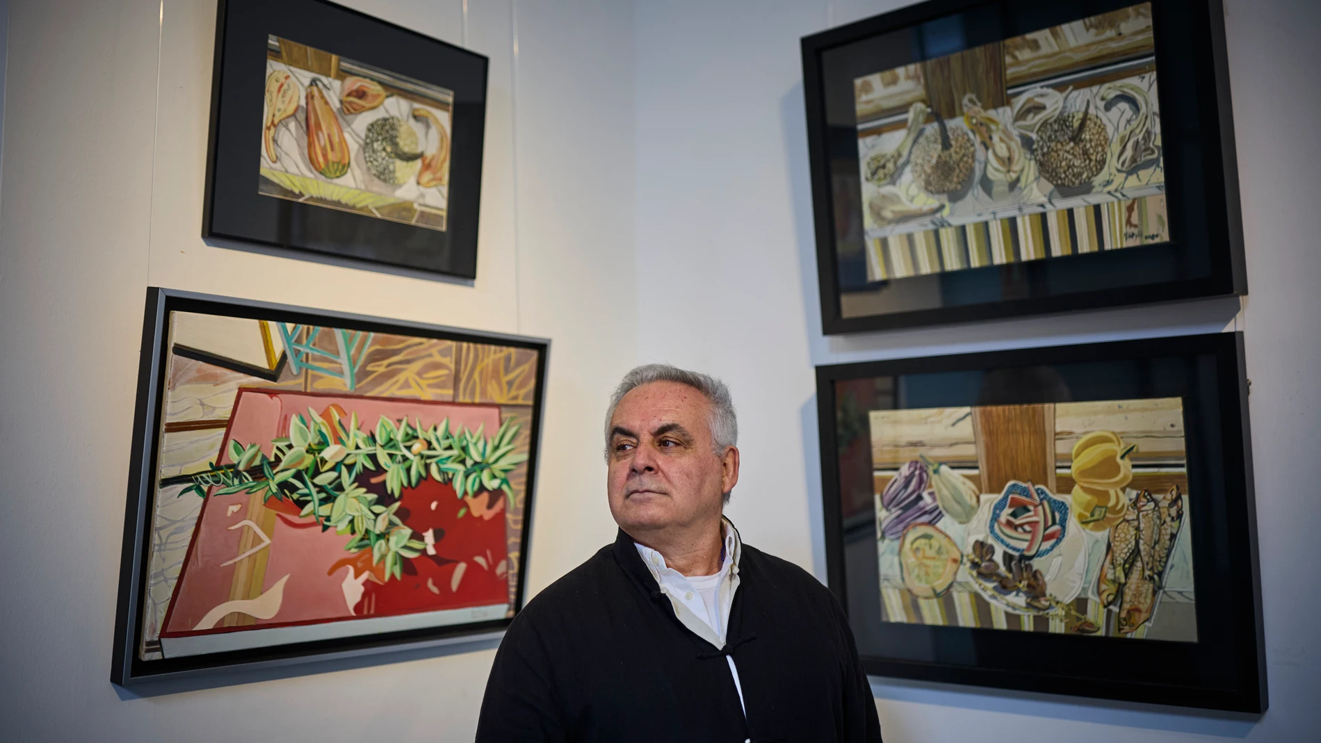 Presentación de la exposición “Alrededor de un Jardín” del pintor Pepe Carretero en el Real Jardín Botánico. © Alberto R. Roldán / Diario La Razón 07 11 2025