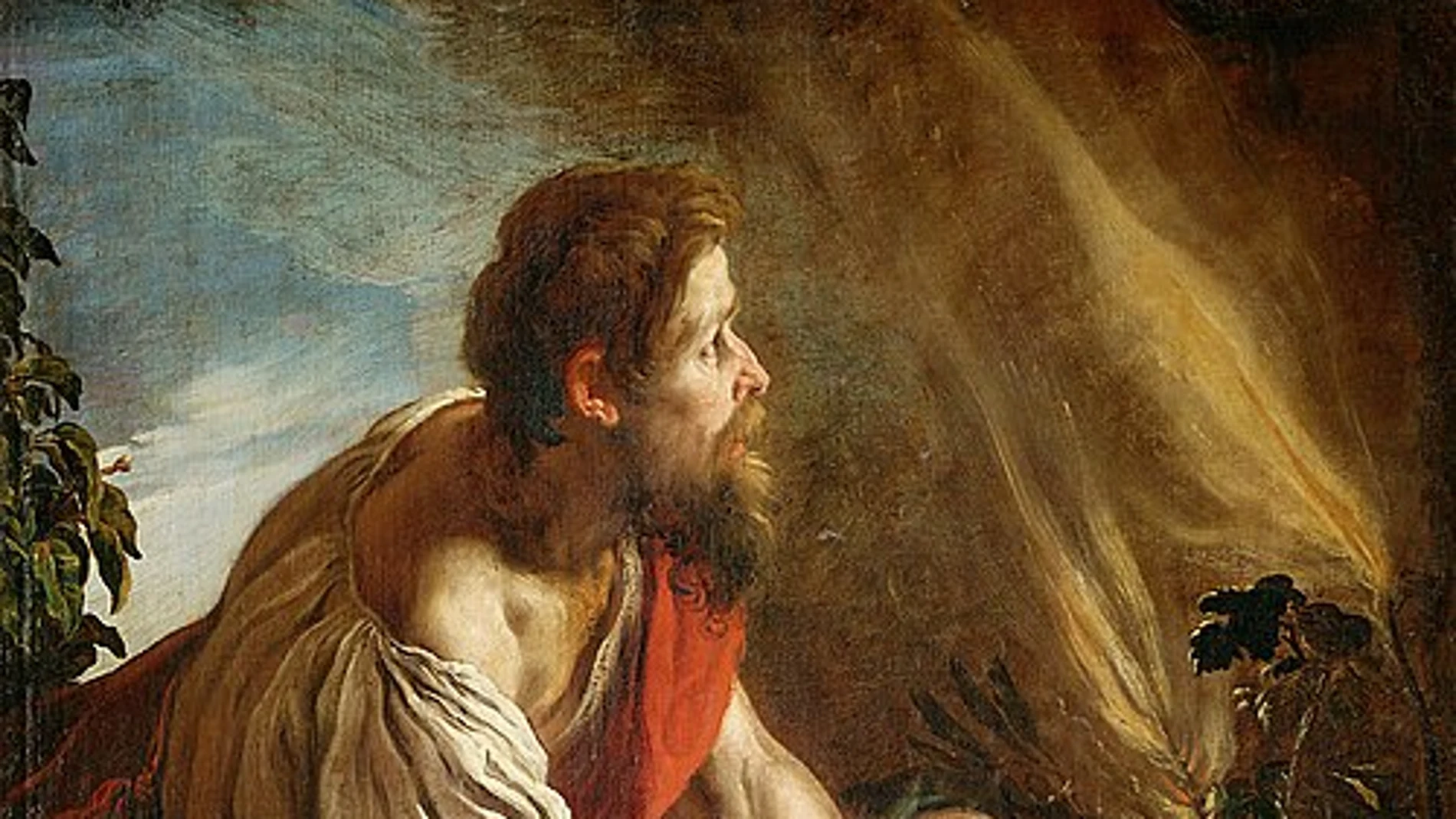 "Moisés ante la zarza" (1617), de Domenico Fetti