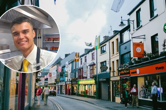 Sergio Suela, joven español que emigró a Irlanda por un salario digno: "Aquí por 40 horas son 2.500 euros un trabajo no cualificado" Sergio Suela, joven español que emigró a Irlanda por un salario digno: "Aquí por 40 horas son 2.500 euros un trabajo no cualificado"