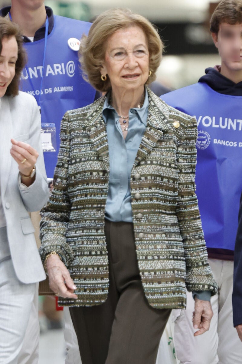 El look de Doña Sofía.