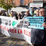 Las plataformas en Defensa de la Sanidad Pública de Castilla y León se manifiestan bajo el lema ‘En defensa de la sanidad pública, paremos su destrucción ¡Nos va la vida en ello!’