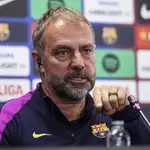 Fútbol.- Hansi Flick: "Creo que en la selección también están cuidando a Lamine Yamal"