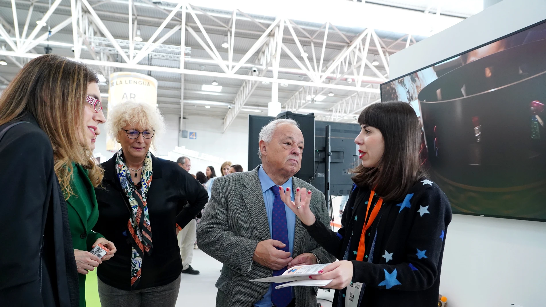 Santonja durante su visita ala Feria AR&PA Turismo Cultural del pasado año