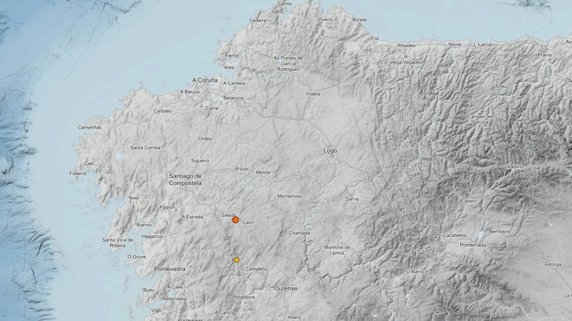 Terremoto de magnitud 3.3 registrado en Silleda (Pontevedra)