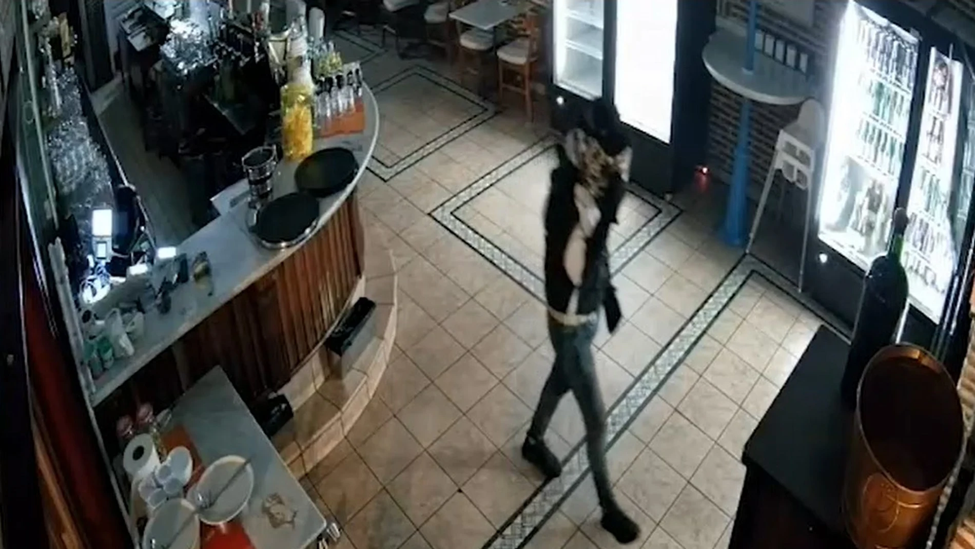 El joven detenido durante uno de los robos