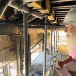 Así avanza el complejo refuerzo estructural en la icónica Plaza de Ronda