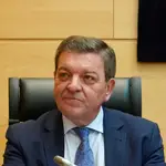 El consejero de la Presidencia, Luis Miguel González Gago, explica los presupuestos de su departamento en el Parlamento autonómico