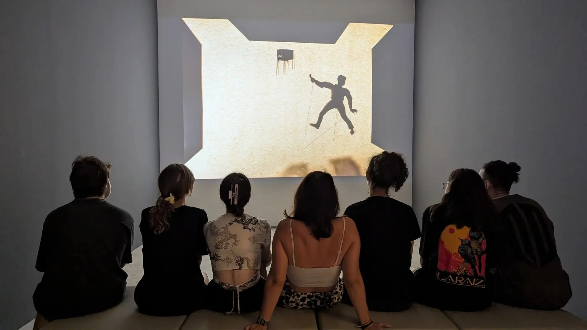 Imagen de la exposición de Kara Walker "Burning Village" que recibió 44.000 visitas en el Museo de Arte Contemporáneo de Alicante