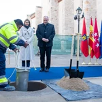 Una cápsula del tiempo en la plaza de los Niños Mártires de Alcalá de Henares