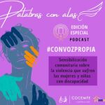 Cartel anunciador del podcast de Cocemfe CyL