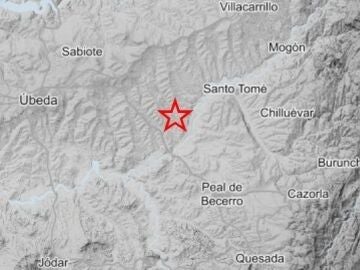Lugar donde han tenido lugar los terremotos