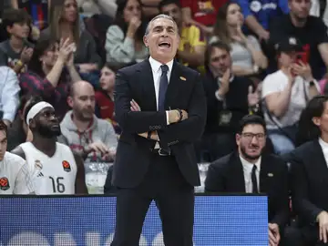 Sergio Scariolo, entrenador del Real Madrid Sergio Scariolo, entrenador del Real Madrid