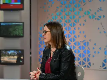 La consejera Portavoz, Esther Padilla, en una entrevista en CMMedia La consejera Portavoz, Esther Padilla, en una entrevista en CMMedia