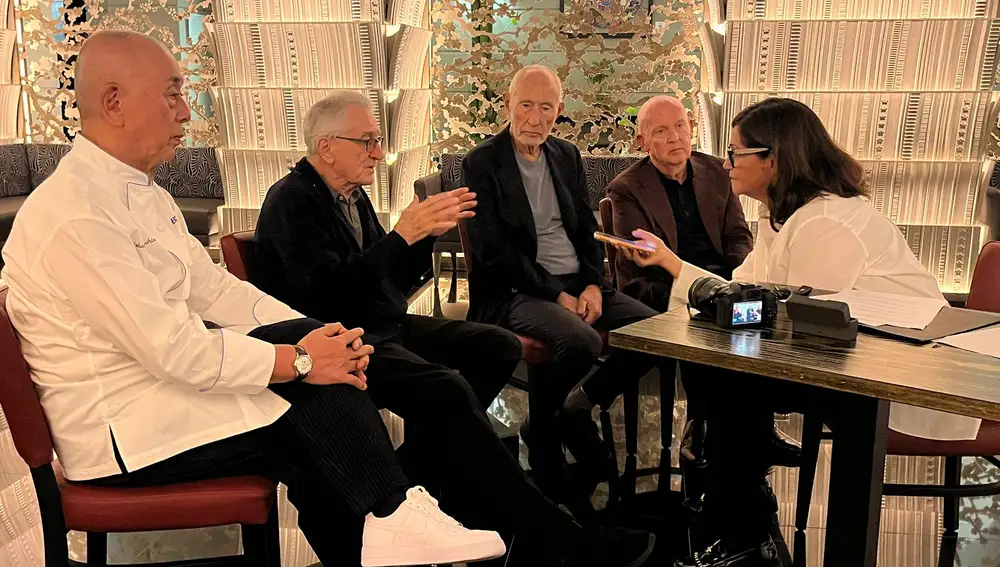 Robert de Niro respondiendo a una de mis preguntas