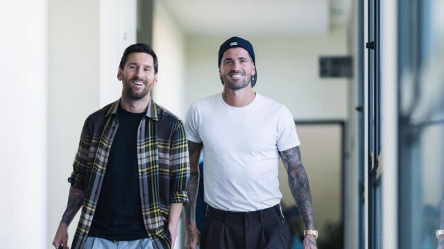 Leo Messi en el hotel de Algorfa, Alicante, en el que prepara el partido amistoso contra Angola con la selecci&oacute;n argentina