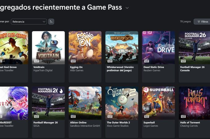 Noviembre en Game Pass: las 5 incorporaciones que no te puedes perder
