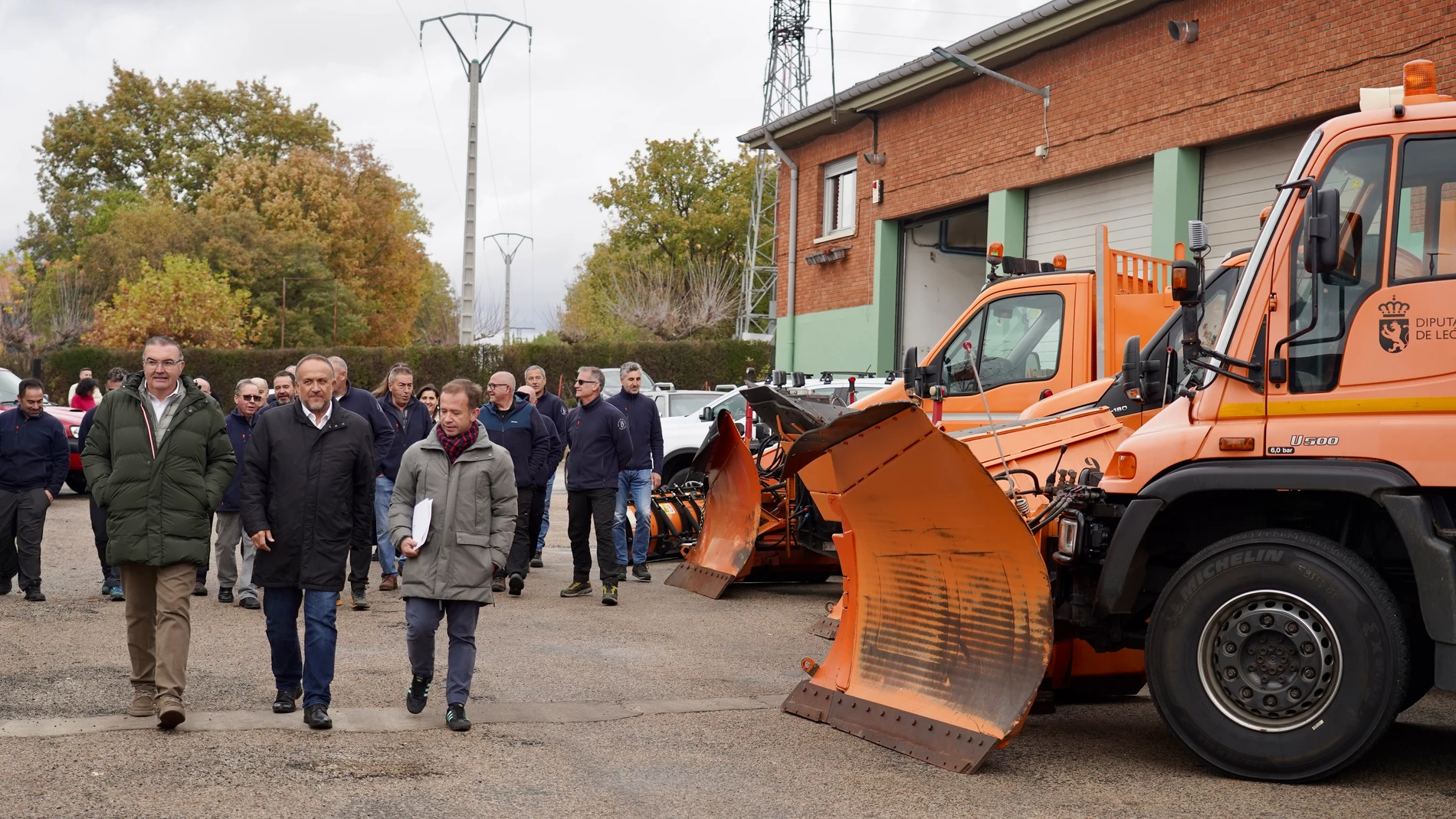 Gerardo Álvarez Courel y Roberto Aller presentan el Plan de Vialidad Invernal
