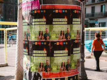 Vox instala 24 vallas publicitarias para reivindicar su discurso sobre "inseguridad"