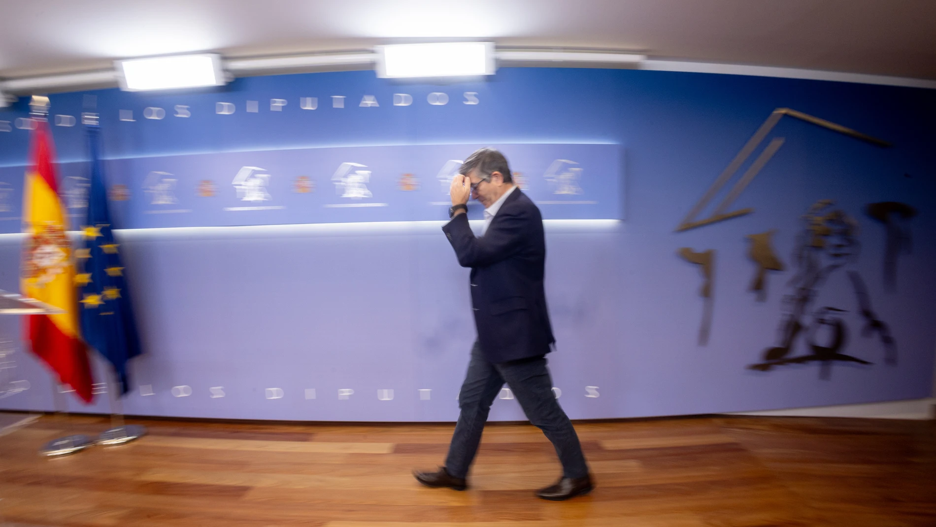 El portavoz del PSOE en el Congreso, Patxi López, durante una rueda de prensa en el Congreso de los Diputados, a 11 de noviembre de 2025, en Madrid (España). 11 NOVIEMBRE 2025 Eduardo Parra / Europa Press 11/11/2025