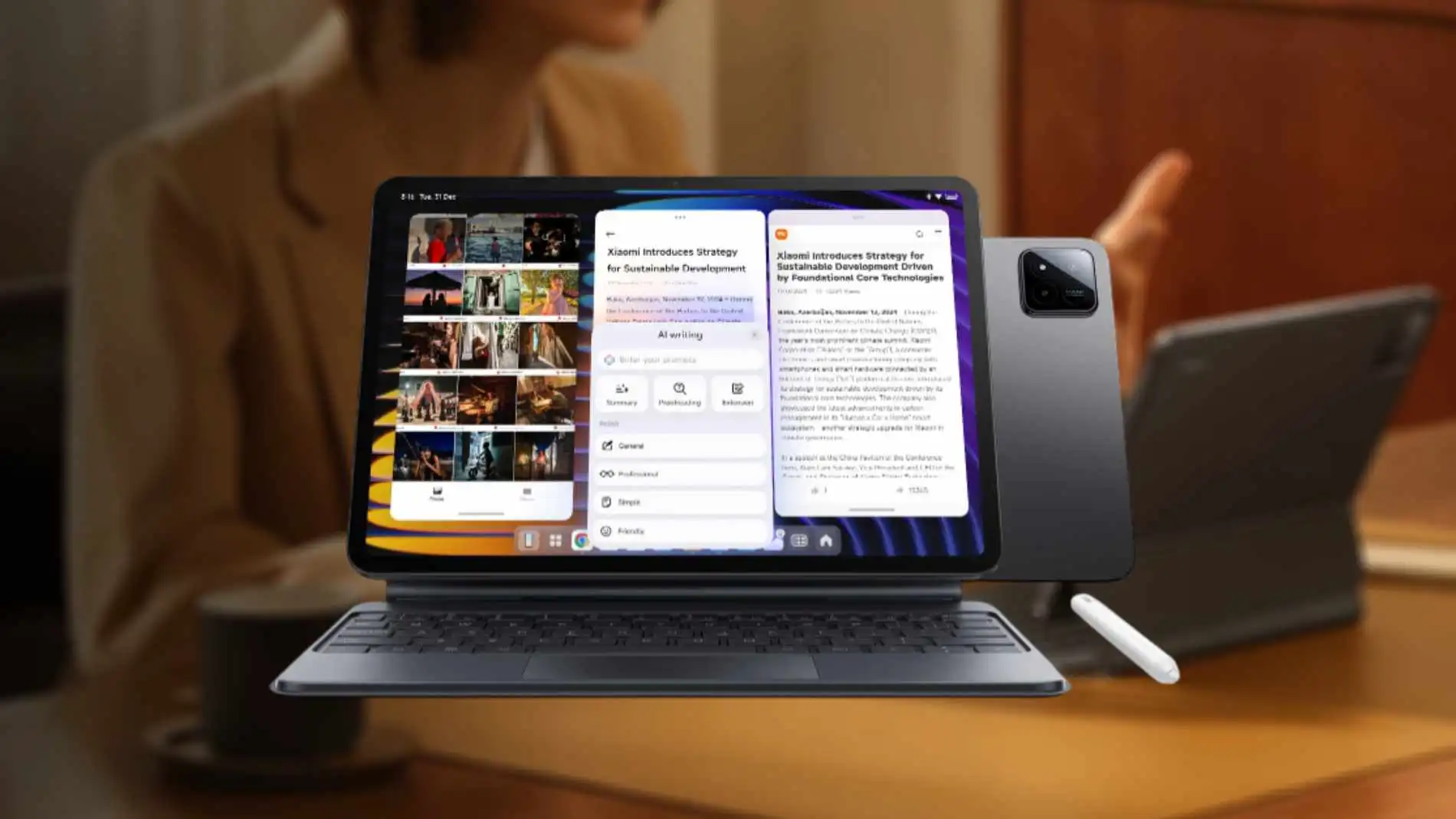 A la tableta Xiaomi Pad 7 se le puede conectar un teclado
