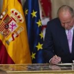 Ceremonia de Sanción y Promulgación de la Ley Orgánica por la que se hace efectiva la abdicación de S.M. el Rey Don Juan Carlos I 