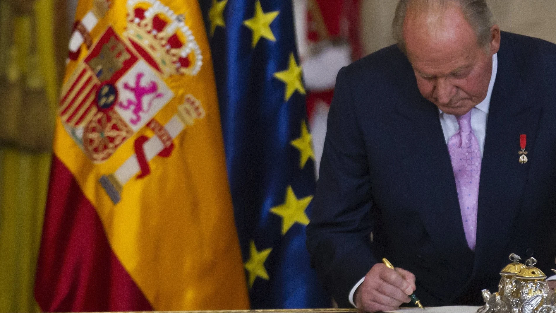 Ceremonia de Sanción y Promulgación de la Ley Orgánica por la que se hace efectiva la abdicación de S.M. el Rey Don Juan Carlos I