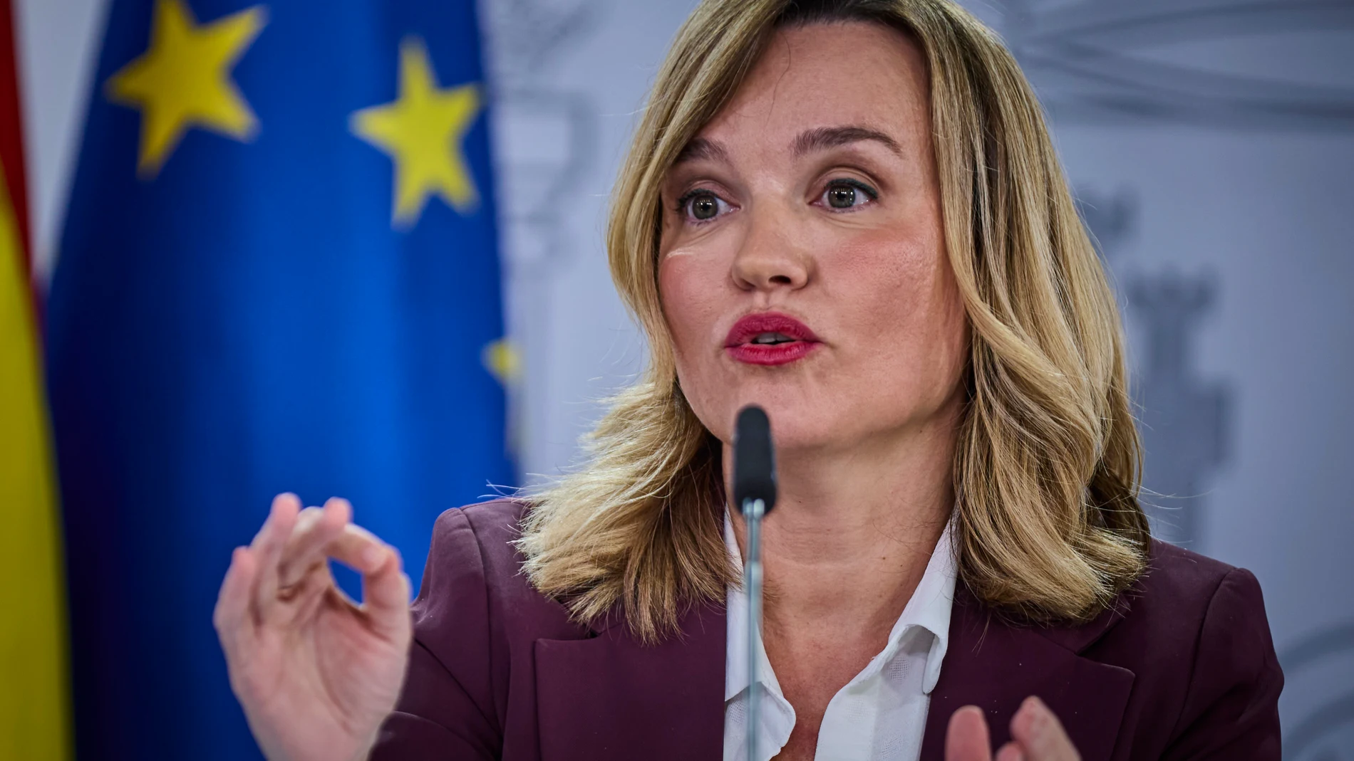 La portavoz del Gobierno y ministra de Educación, Pilar Alegría