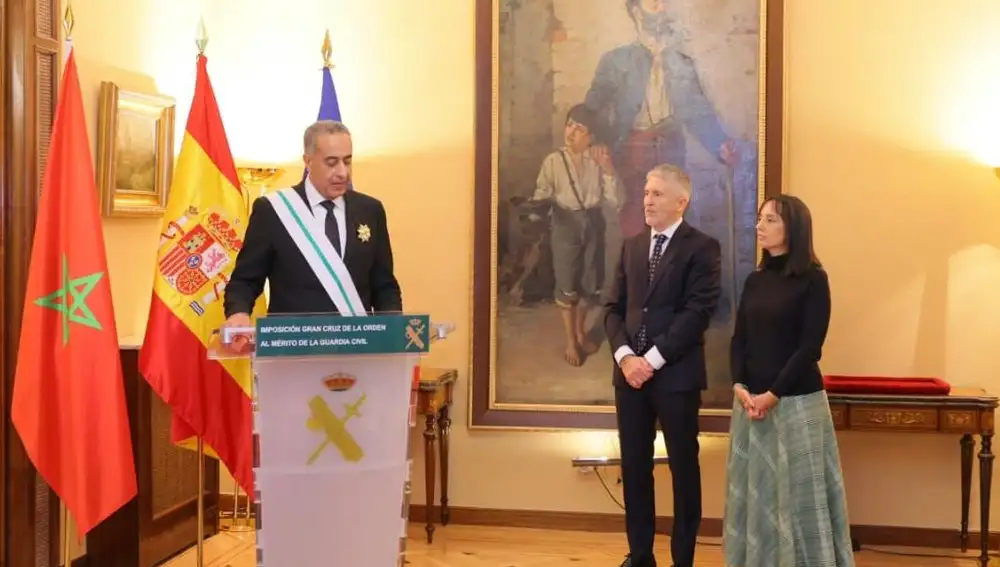España distingue a Abdellatif Hammouchi con la Gran Cruz del Mérito de la Guardia Civil