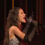 Cristina durante su actuación memorable en la Gala 8 de 'OT 2025'