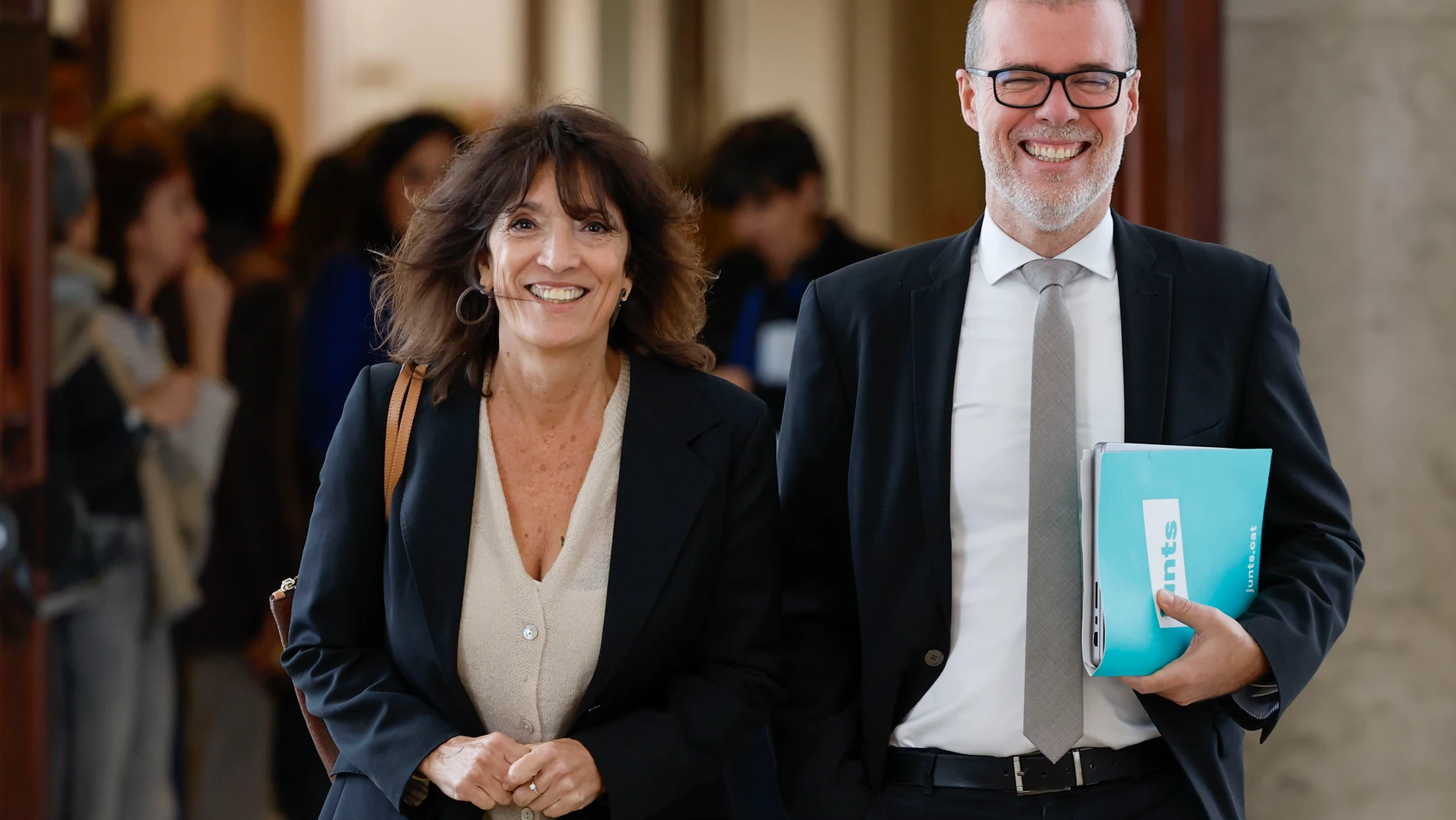 MADRID, 11/11/2025.- El portavoz de Junts en el Congreso, Josep Maria Cruset, este martes durante la reunión de la Junta de Portavoces del Congreso de los Diputados.- EFE/ Mariscal