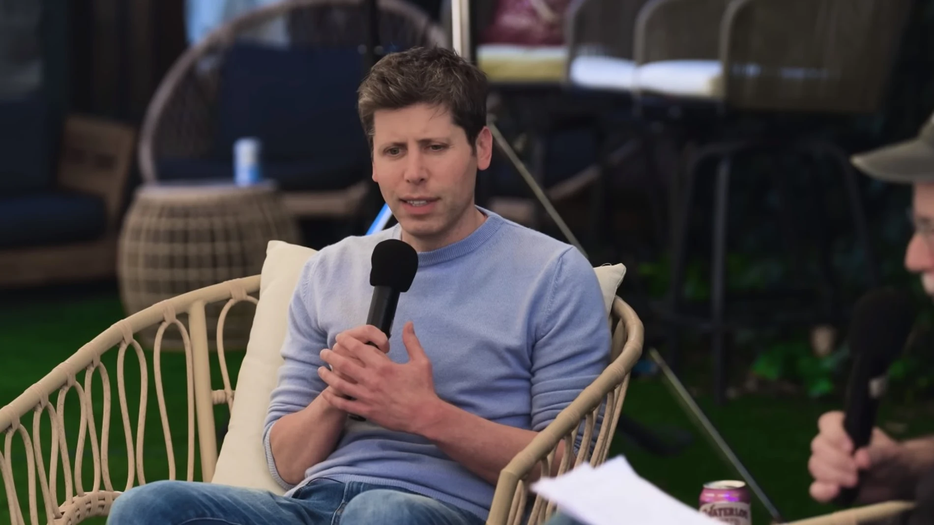 Sam Altman expuso su idea durante la Conferencia Progress, del Roots of Progress Institute en Berkeley, California