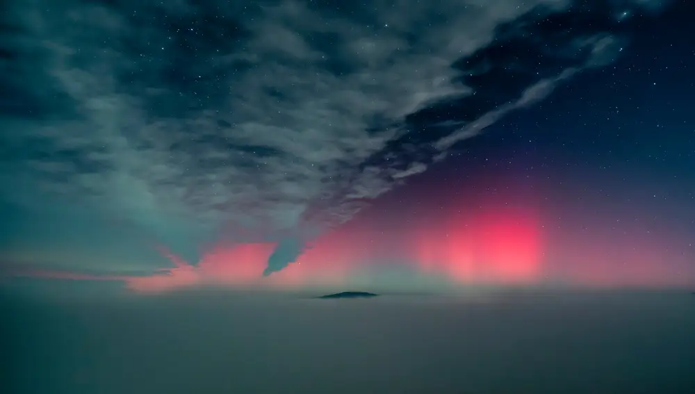 Aurora boreal en Hungría