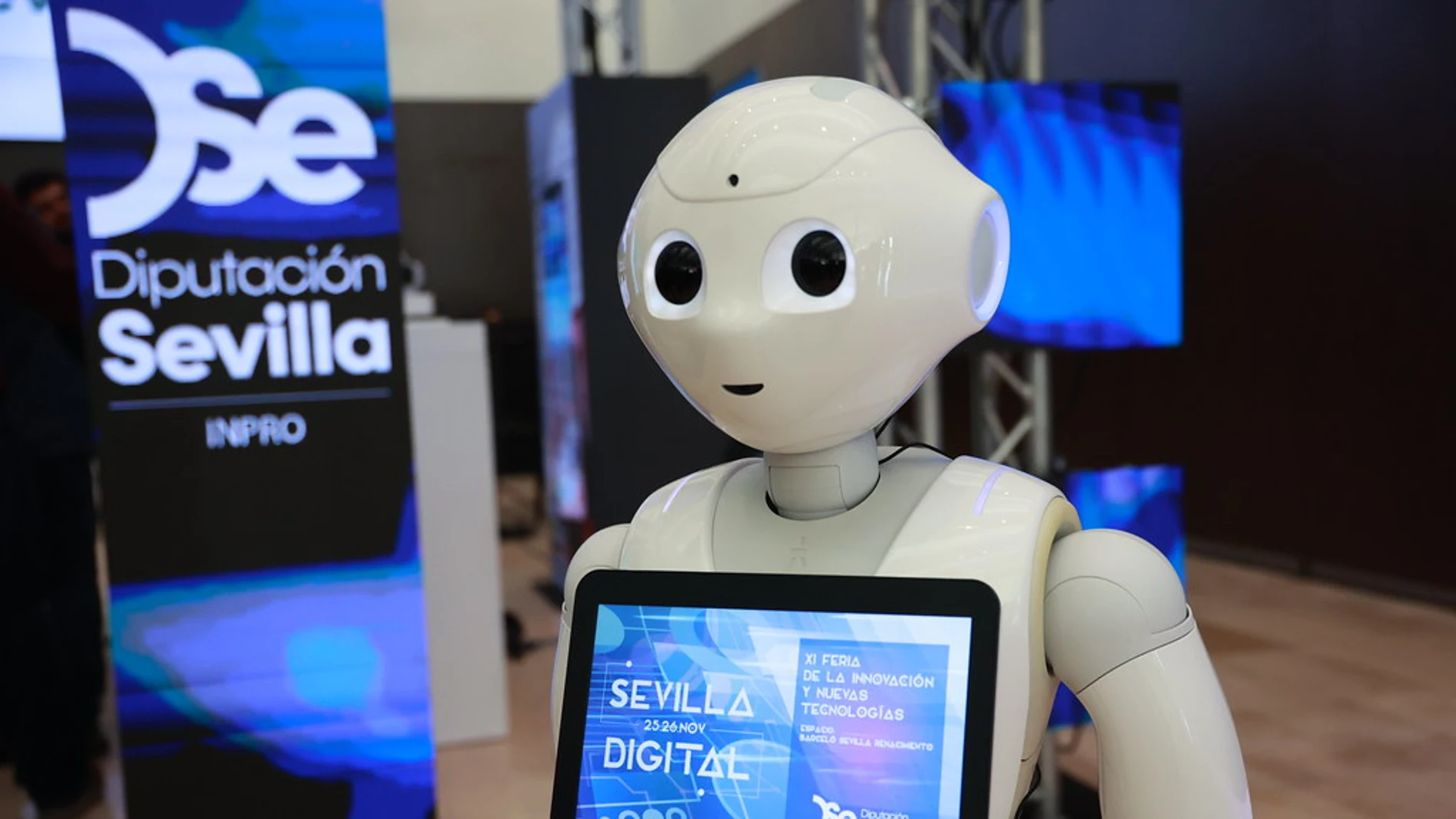 Un robot durante una edición anterior de InproInnova